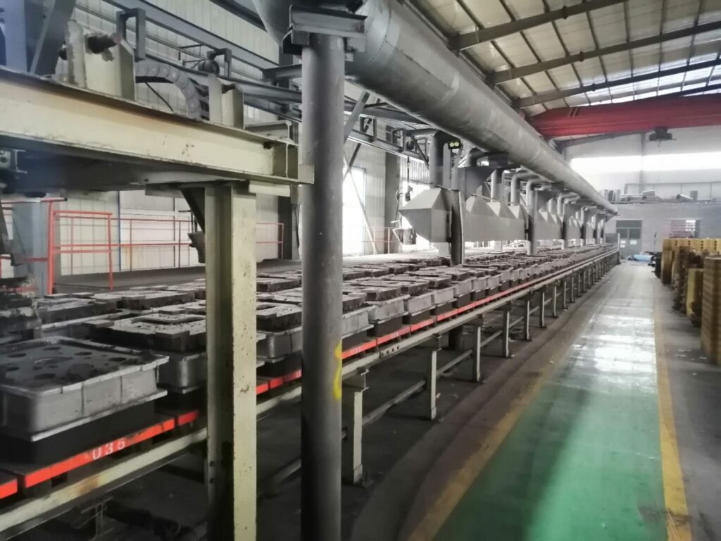 sand casting moulding line