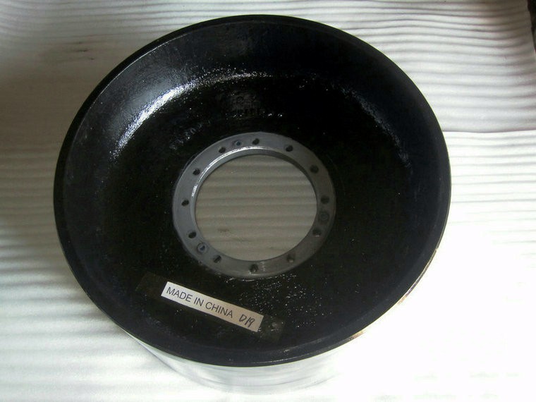 large cast steel wheel